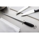 Steel Length: 12". Material: High Carbon Stainless Steel