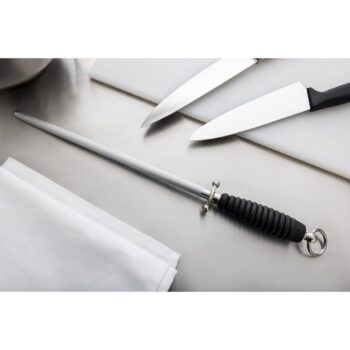 Steel Length: 12". Material: High Carbon Stainless Steel