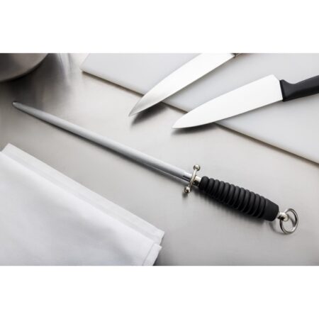 Steel Length: 12". Material: High Carbon Stainless Steel