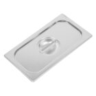 Vogue Heavy Duty Stainless Steel 1/3 Gastronorm Tray Lid