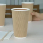 Fiesta Recyclable Hot Cup Ripple Wall Kraft 16oz (Box 500)