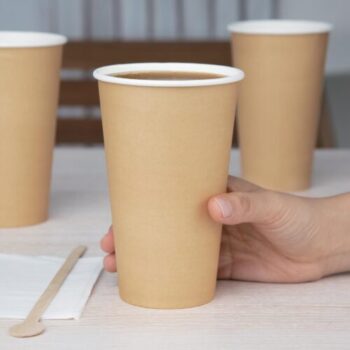 Fiesta Recyclable Hot Cup Single Wall Kraft - 16oz (Box 1000)