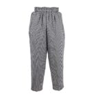 Chef Works Essential Baggy Pant Small Black Check 