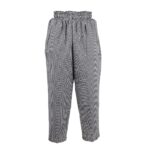 Chef Works Essential Baggy Pant Small Black Check 