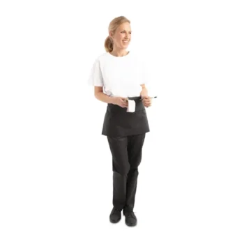 Chef Works Bistro Apron Black - 750x373mm