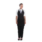 Chef Works Unisex Tuxedo Apron Black