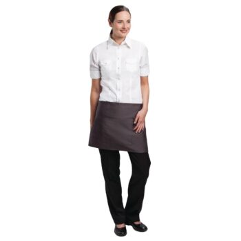 Chef Works Bistro Apron Charcoal - 750x373mm