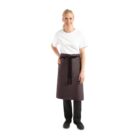 Chef Works Bistro Apron Charcoal - 1000x700mm