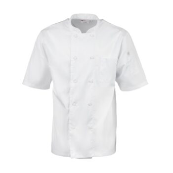 Chef Works Montreal Basic White Cool Vent Chef Jacket Polycotton 