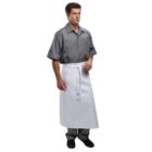 Chef Works Long 4way Waist Apron White 