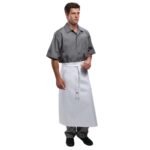 Chef Works Long 4way Waist Apron White 