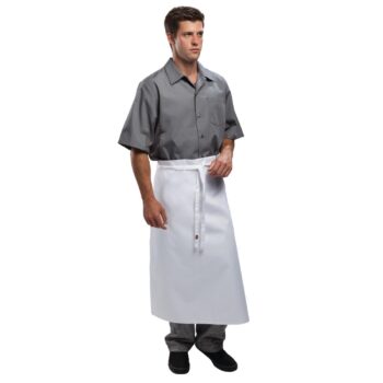 Chef Works Long 4way Waist Apron White 