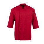 Chef Works 3/4 Sleeve Jacket Red 