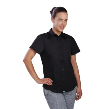 Chef Works Ladies Cool Vent Chef Shirt Black