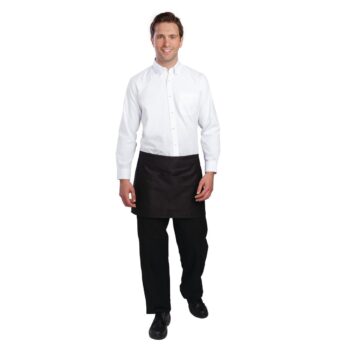 Chef Works Oxford Button Down Collar Shirt White 