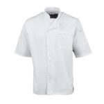 Chef Works Ventilated Coat Short Sleeve White with Grey Panels 