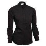 Chef Works Ladies Mandarin Shirt Black