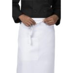 Chef Works White Recycled Bistro Apron