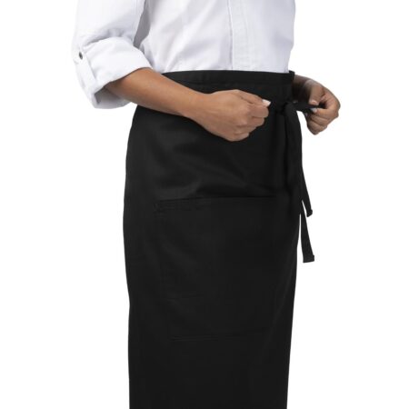 Chef Works Black Recycled Bistro Apron