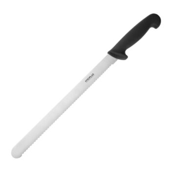 Hygiplas Slicer Serrated Black - 12"