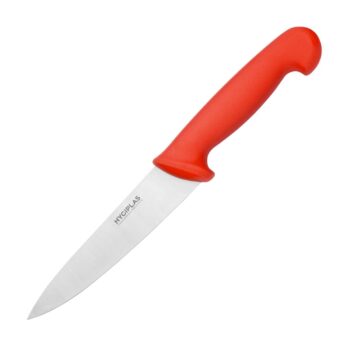 Hygiplas Cooks Knife Red - 6 1/4"