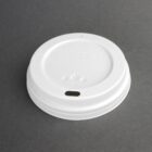 Fiesta Recyclable Lid for Hot Cups- White 12oz/16oz (Sleeve 50)