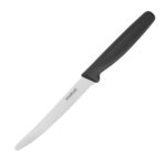 Hygiplas Tomato Serrated Knife Black - 4"