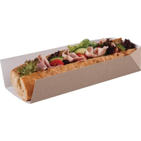 Colpac Open Ended Tray Kraft - 10" (Box 500)