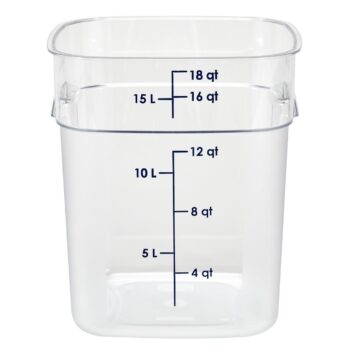 Cambro Container Square Polycarbonate - 17Ltr