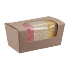 Colpac Kraft Paperboard Small Cake Box with Window ((Pack 500)