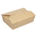 Colpac Kraft Microwaveable Paperboard Box - 1950ml 69oz (Pack 200)