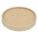 Colpac Souper Cup Lid Kraft - 8/12oz (Pack 500)