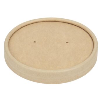 Colpac Souper Cup Lid Kraft - 8/12oz (Pack 500)