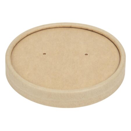 Colpac Souper Cup Lid Kraft - 8/12oz (Pack 500)