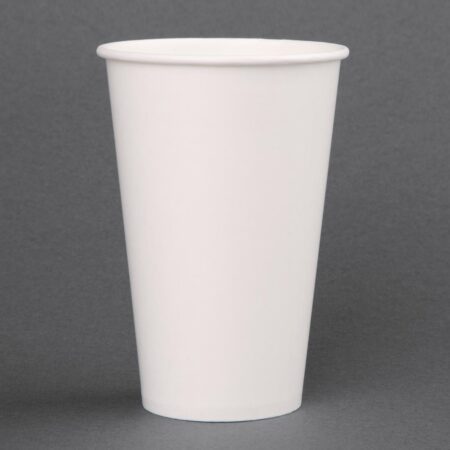 Fiesta Recyclable Cold Cup Single Wall White 80mm 12oz (Pack 1000)