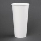 Fiesta Recyclable Cold Cup Single Wall White 90mm 22oz (Pack 1000)