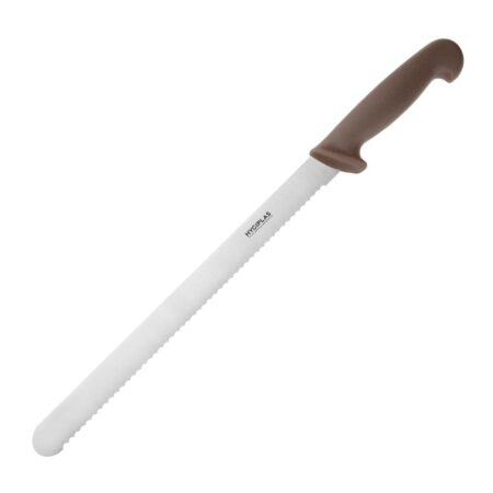 Hygiplas Slicer Serrated Brown - 12"