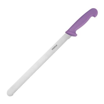 Hygiplas Slicer Serrated Purple - 12"