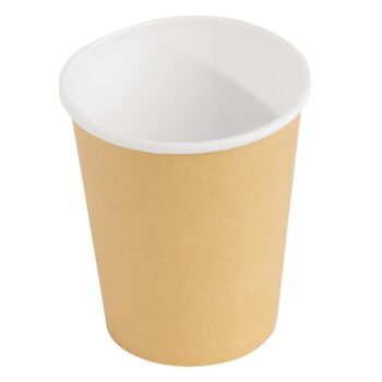 Fiesta Recyclable Hot Cup Single Wall Kraft 8oz (Sleeve 50)