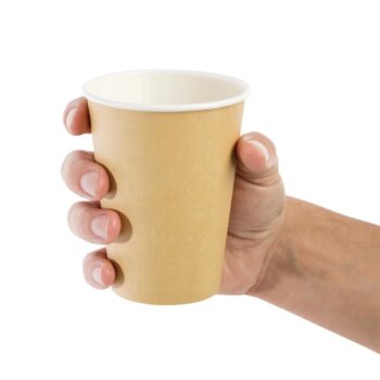 Fiesta Recyclable Hot Cup Single Wall Kraft 12oz (Sleeve 50)