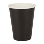 Fiesta Recyclable Hot Cup Single Wall Black 12oz (Box 1000)