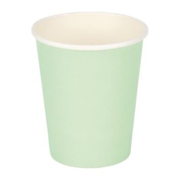 Fiesta Recyclable Hot Cup Single Wall Aqua 8oz (Box 1000)