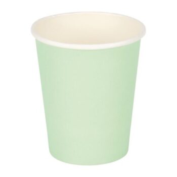 Fiesta Recyclable Hot Cup Single Wall Aqua 8oz (Box 1000)