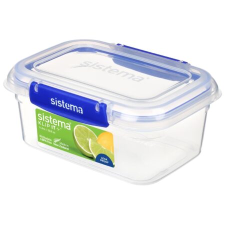 Sistema Rectangle Klip It Plus Food Storage Container - 1Ltr