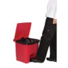Rubbermaid Step-On Pedal Bin Beige - 45.5Ltr