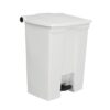 Rubbermaid Step-On Pedal Bin White - 68Ltr