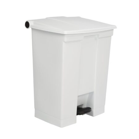 Rubbermaid Step-On Pedal Bin White - 68Ltr