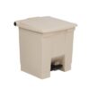 Rubbermaid Step-On Pedal Bin Beige - 30.5Ltr