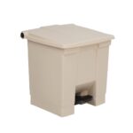 Rubbermaid Step-On Pedal Bin Beige - 30.5Ltr