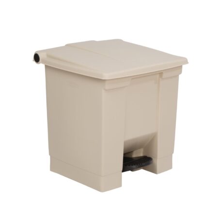 Rubbermaid Step-On Pedal Bin Beige - 30.5Ltr